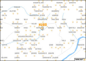 map of Huba