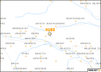 map of Huba