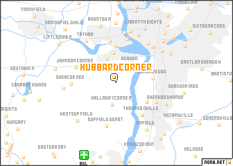 map of Hubbard Corner