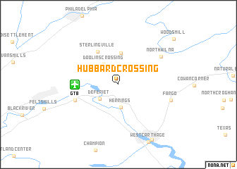 map of Hubbard Crossing