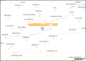 map of Hubbard Junction