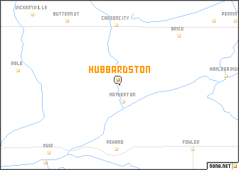 map of Hubbardston