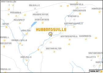 map of Hubbardsville