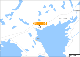 map of Hubbards