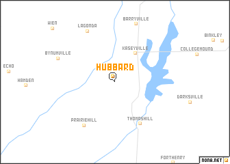 map of Hubbard