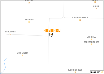 map of Hubbard