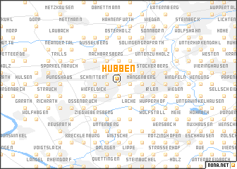 map of Hübben