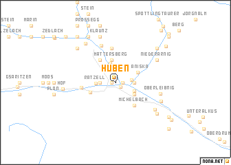 map of Huben