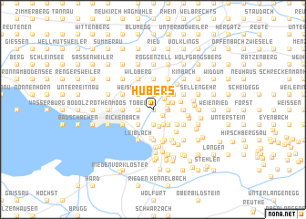 map of Hubers