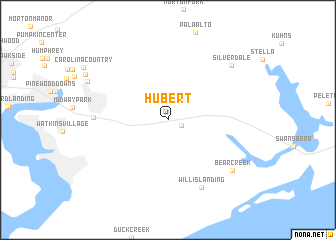 map of Hubert