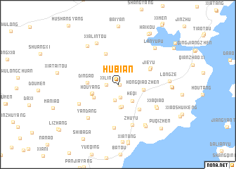 map of Hubian
