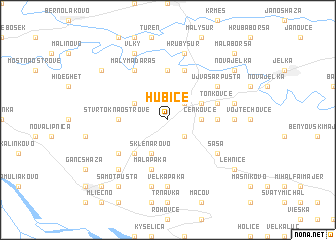 map of Hubice