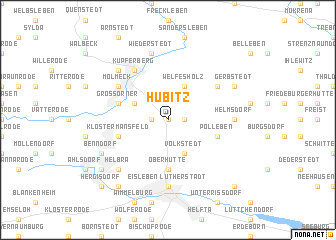 map of Hübitz