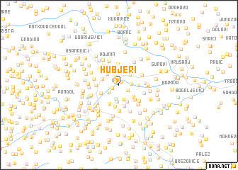 map of Hubjeri