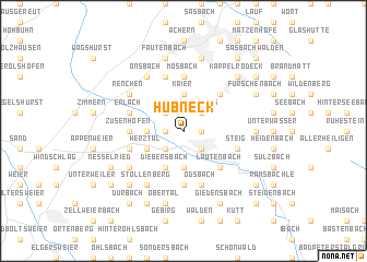 map of Hubneck