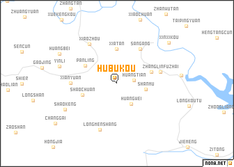 map of Hubukou