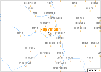 map of Hubyingon