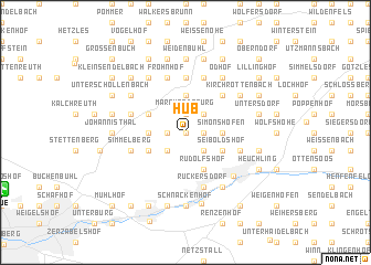 map of Hub