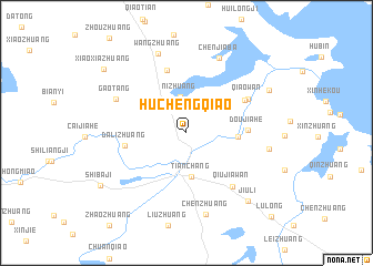 map of Huchengqiao