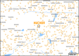 map of Hu-ch\