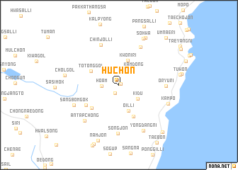 map of Huch\