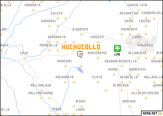 map of Huchucollo