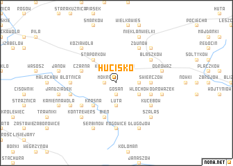 map of Hucisko