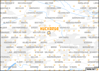 map of Huckarde