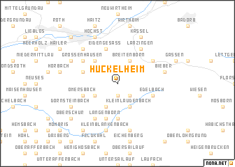 map of Huckelheim