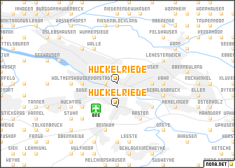 map of Huckelriede