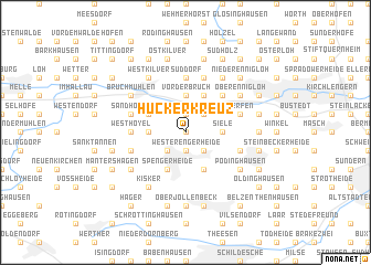 map of Hückerkreuz
