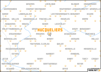 map of Hucqueliers