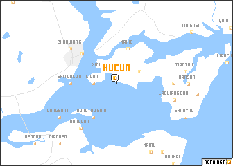 map of Hucun
