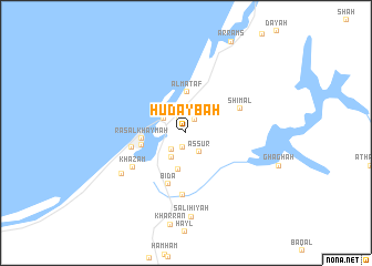 map of Ḩudaybah