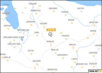 map of Huda