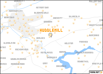 map of Huddle Mill