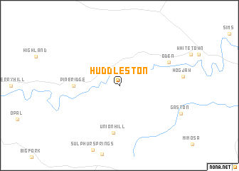 map of Huddleston