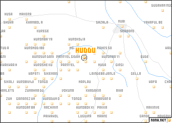 map of Huddu