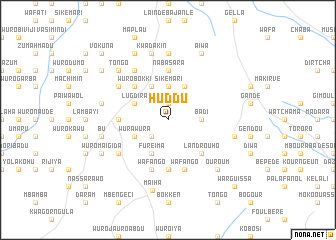 map of Huddu