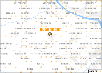 map of Hudermoor