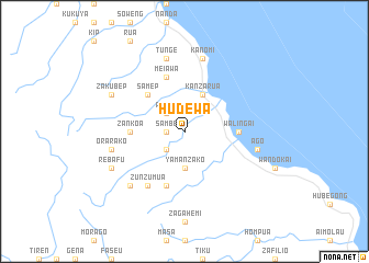 map of Hudewa