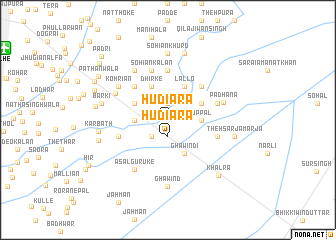 map of Hudiāra