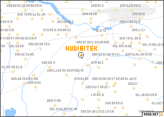 map of Hudi Bitek