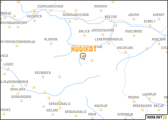 map of Hudi Kot