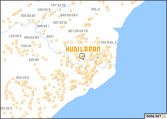 map of Hudilaran