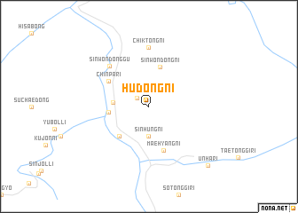 map of Hudong-ni