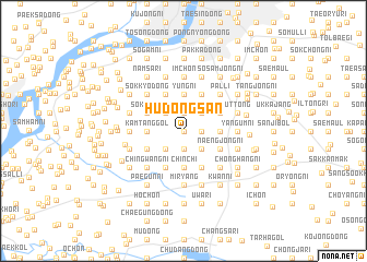 map of Hudongsan