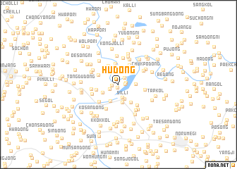 map of Hu-dong