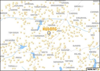 map of Hu-dong