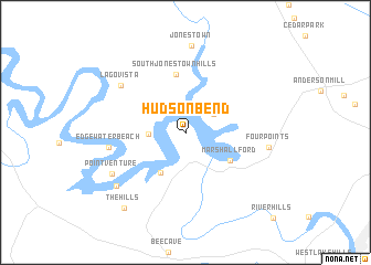 map of Hudson Bend